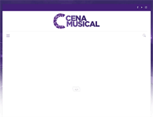 Tablet Screenshot of cenamusical.com.br